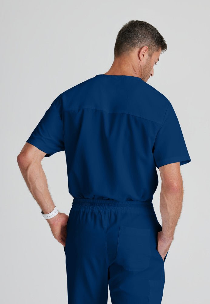 Evan 2 - Pocket Scrub TopGrey's Anatomy ClassicGRT091-INDIGO-1