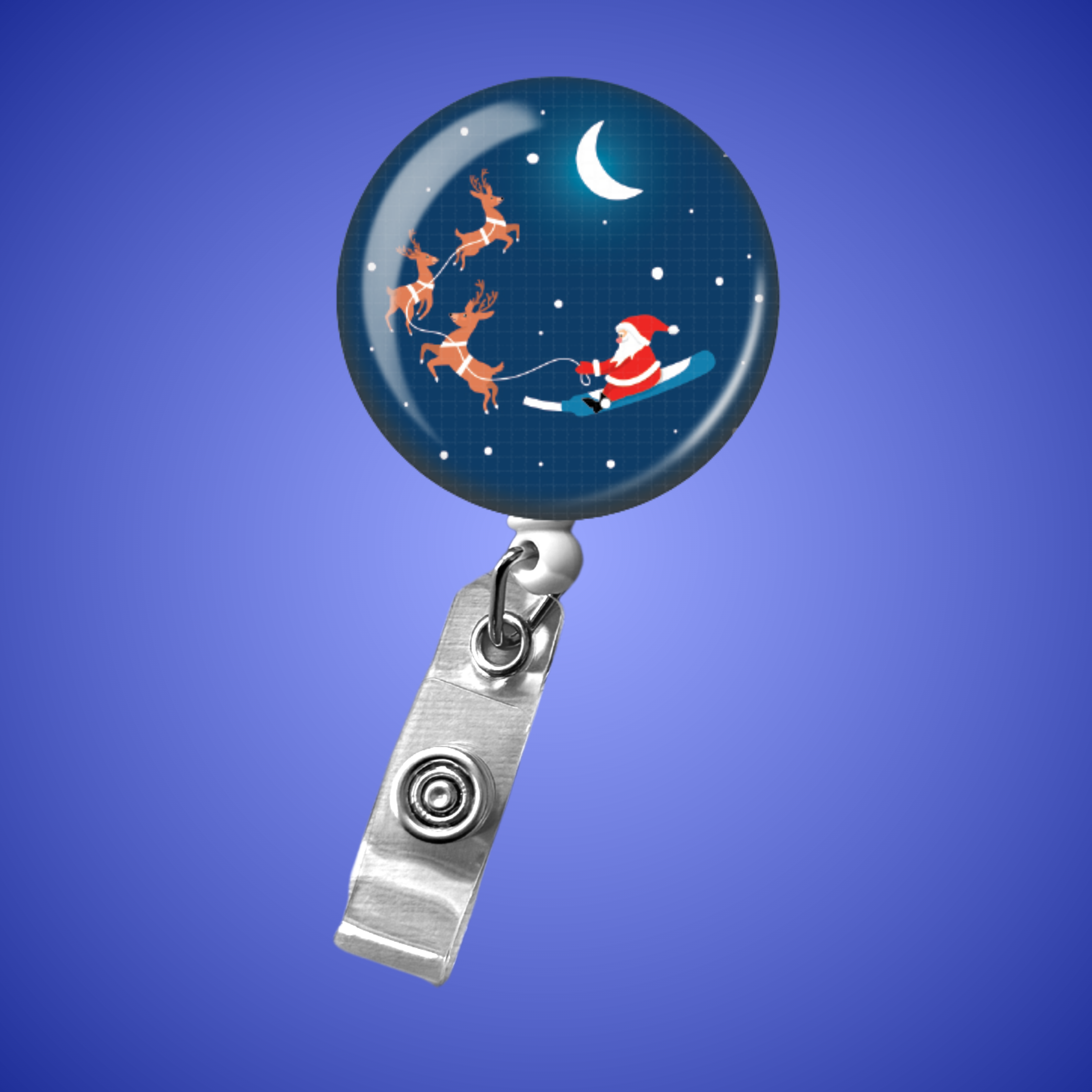 Badge Reel: Santa Sleigh