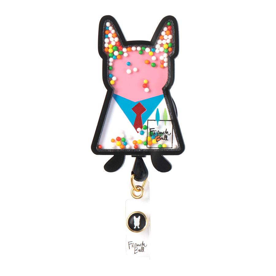 Doctor Bull Dog - Retractable ID Badge Reel Retractable Badge Reel koi