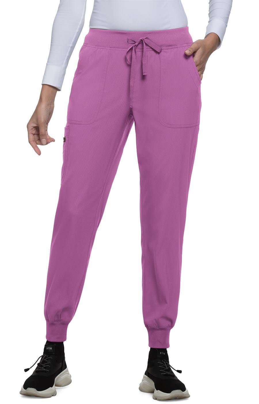 Fierce Women's 6 - Pocket Stretch Jogger Scrub Pantskoi Lite750-RADIANTMAUVE-XXS