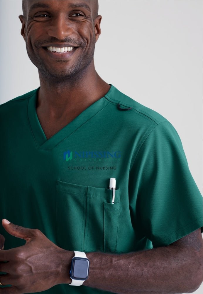 First Year Nipissing Nursing - Men's Structure Scrub TopSkechers