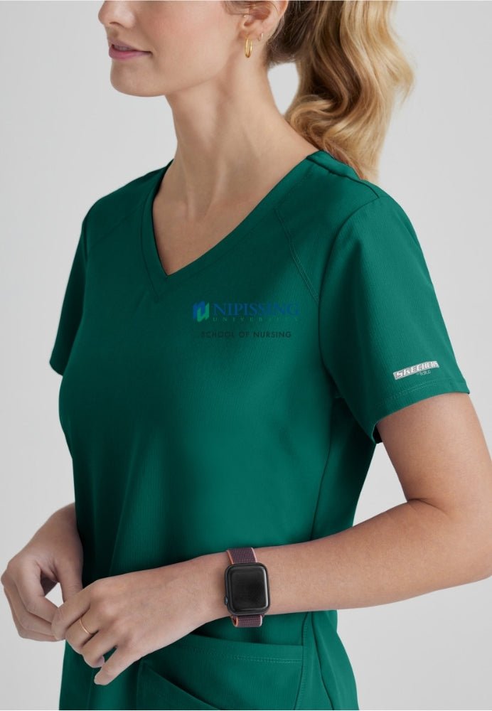 First Year Nipissing Nursing - Women's Breeze Scrub TopSkechers