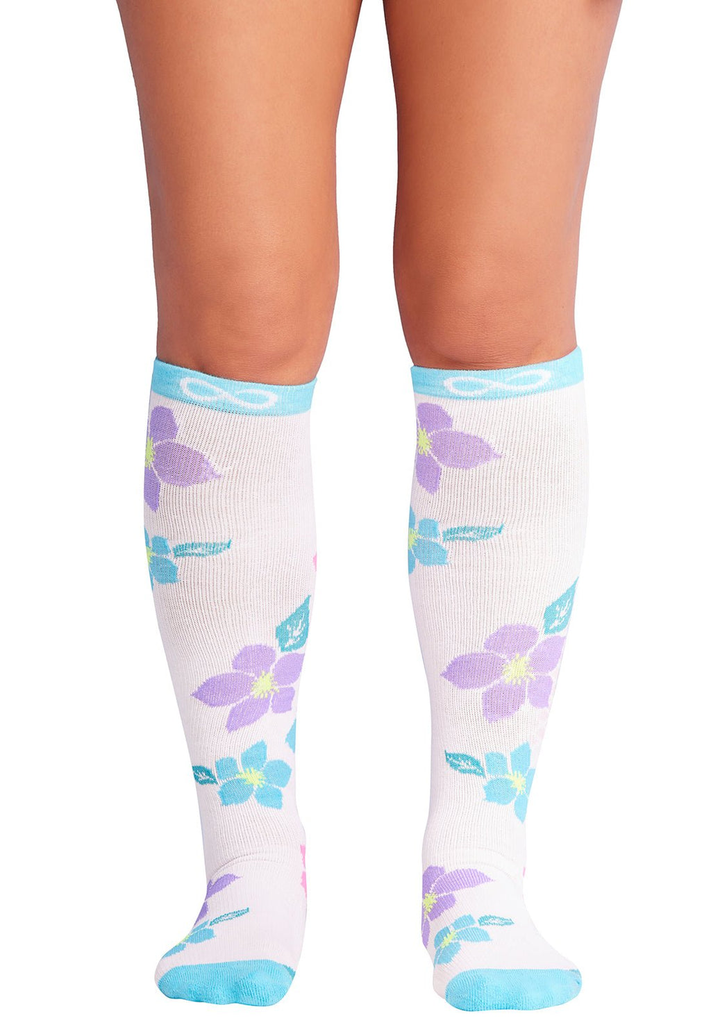 Floral Fields - Knee High Compression SocksCherokee LegwearKICKSTART-MTRNS-6