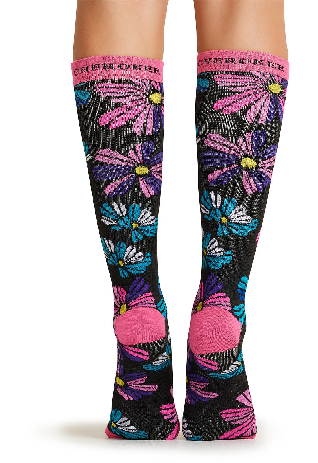 Floral Flashback Compression SocksCherokee LegwearPRINTSUPPORT-FLRFB-REG