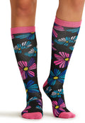 Floral Flashback Compression SocksCherokee LegwearPRINTSUPPORT-FLRFB-REG