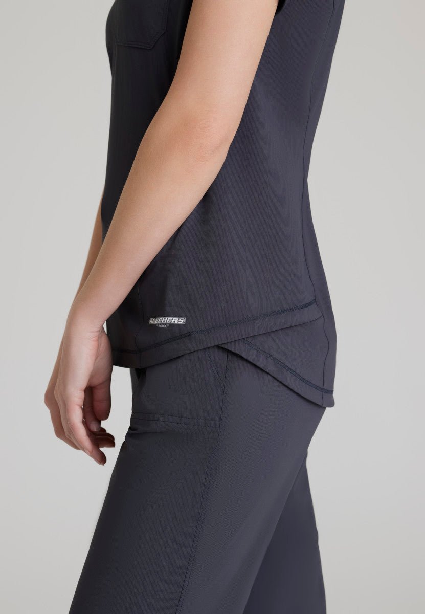 Flow 1 - Pocket Tulip Hem TopSkechers Slip - ins by BarcoSKT221-PEWTER-XXS