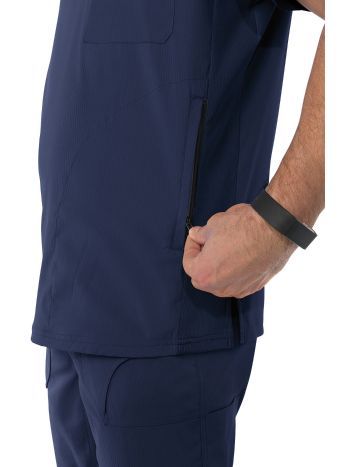 Force Men's Scrub Topkoi667-NAVY