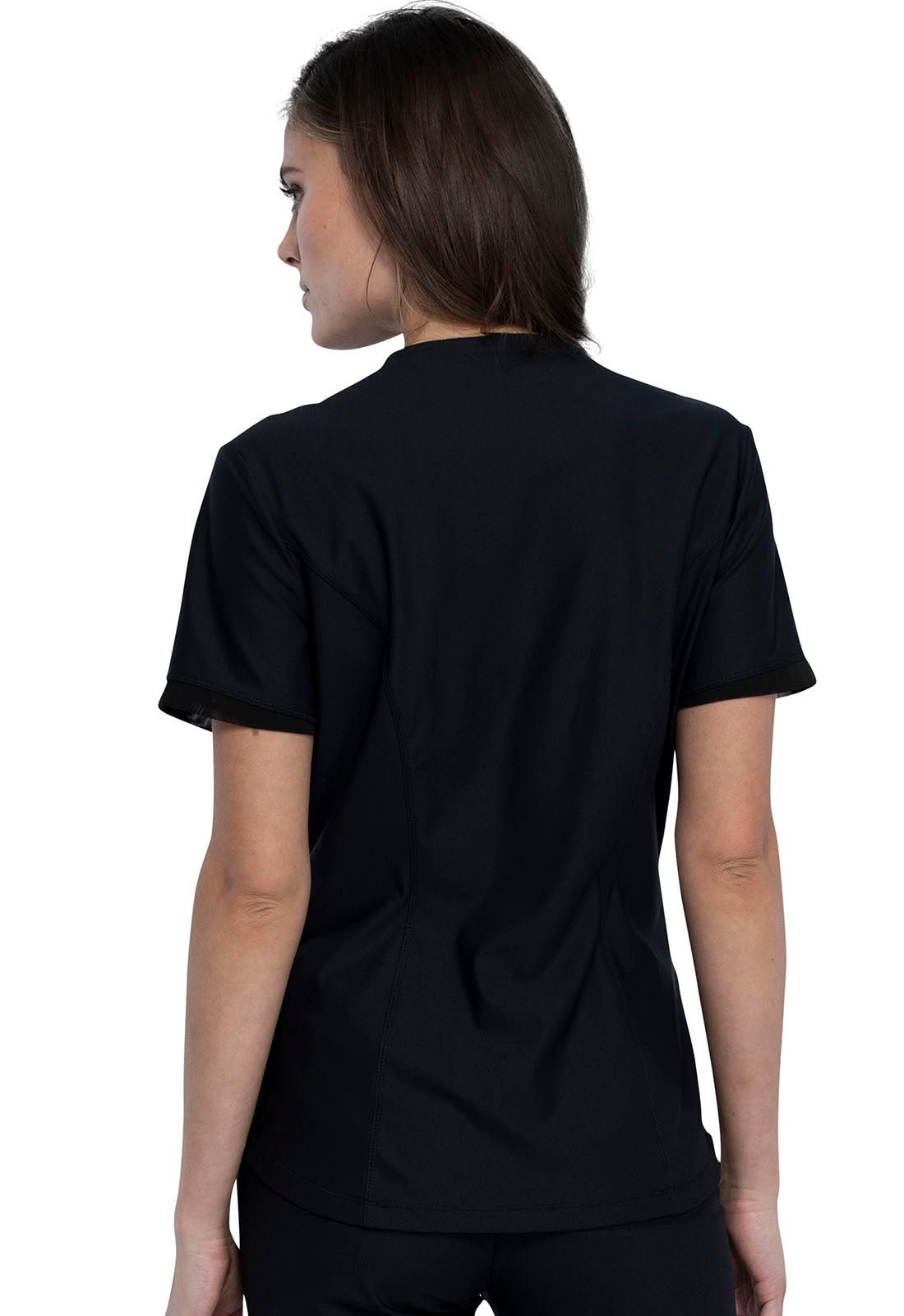 Form Tuckable Ultra - Stretch Scrub TopCherokee FormCK819-BLK-XXS