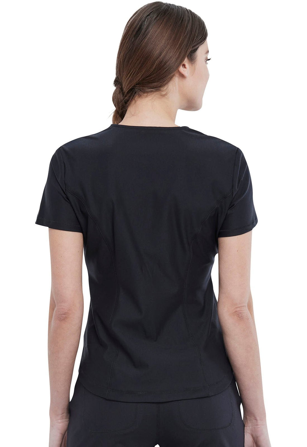 Form Tuckable Ultra - Stretch Scrub TopCherokee FormCK819-BLK-XXS