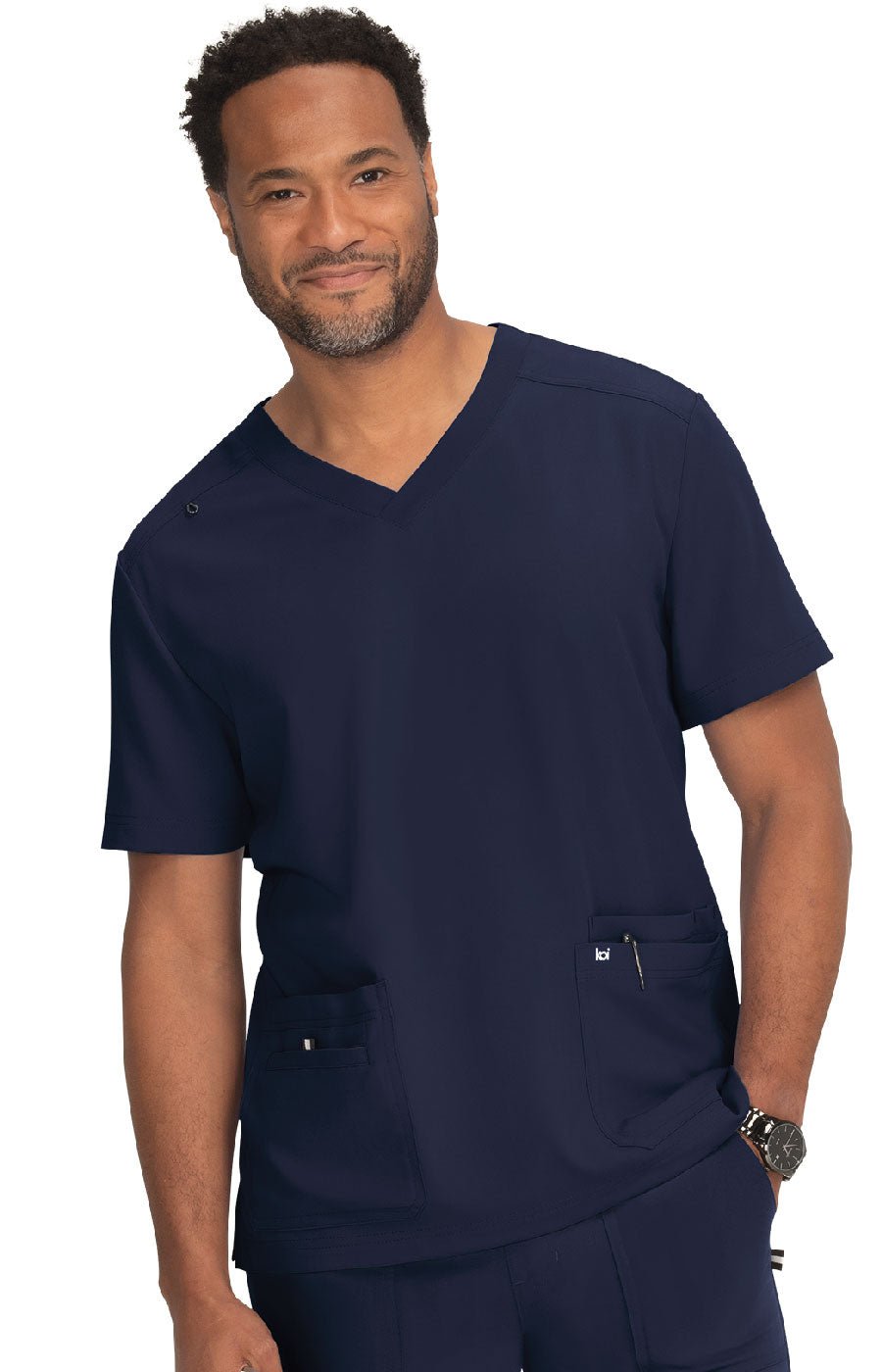 Free to Be Men's 4 - Pocket Scrub Topkoi Next Gen672-NAVY-XS