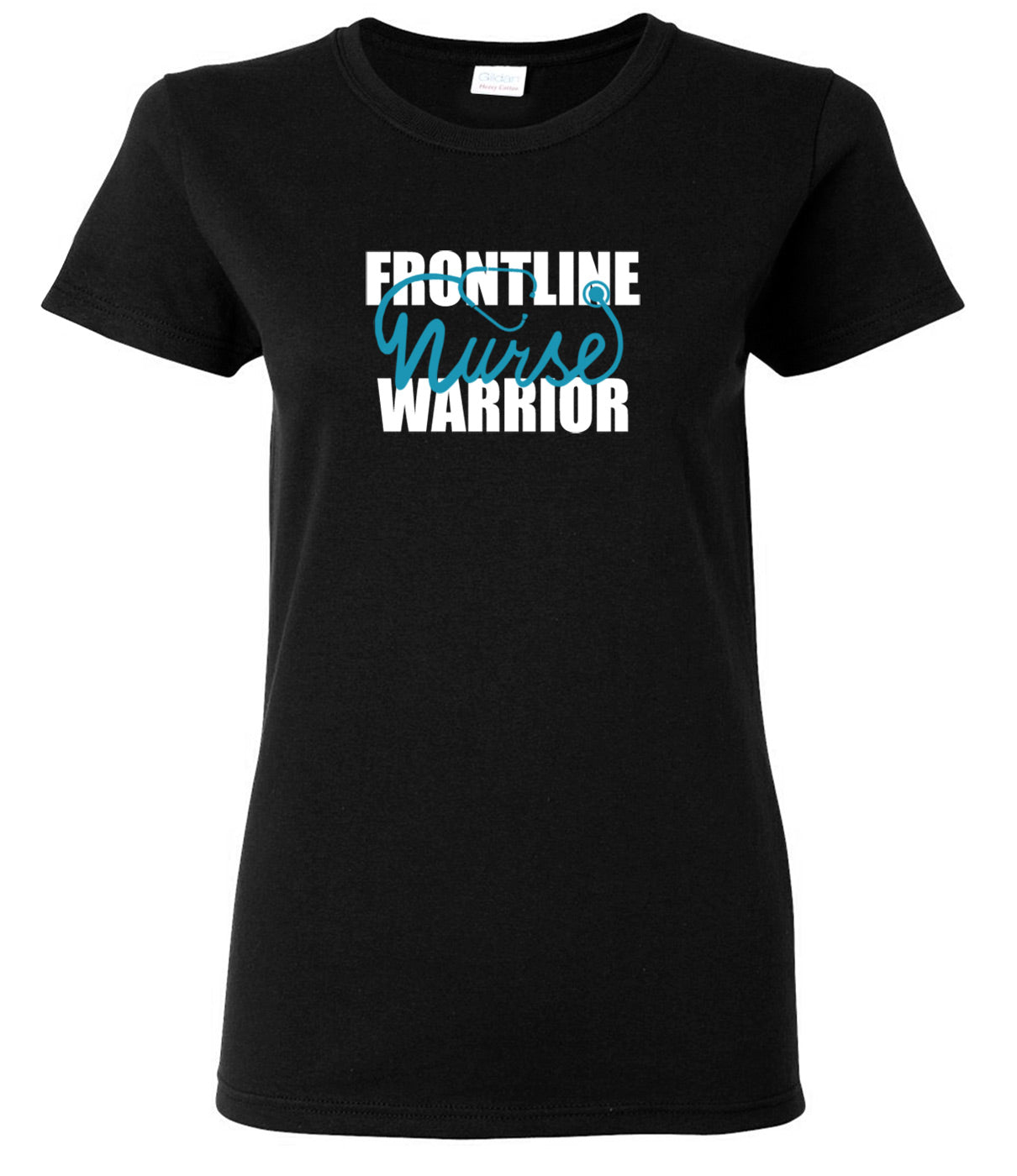 Frontline Warrior T-Shirt Black TEE SHIRT Lasalle Uniform M  