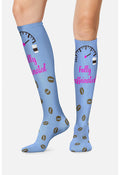 Fully Caffeinated Compression SocksCherokee LegwearPRINTSUPPORT-FLYCF-REG