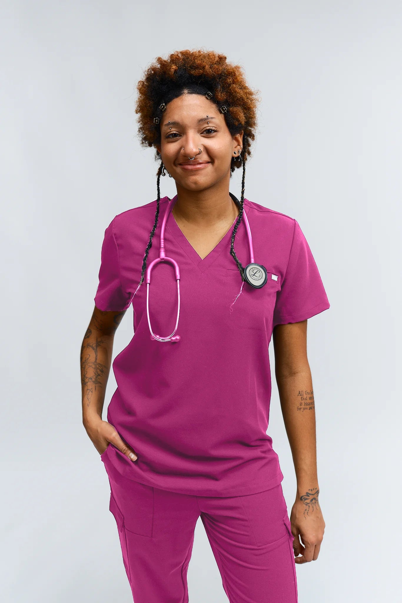 Olivia Tuck-In Scrub Top