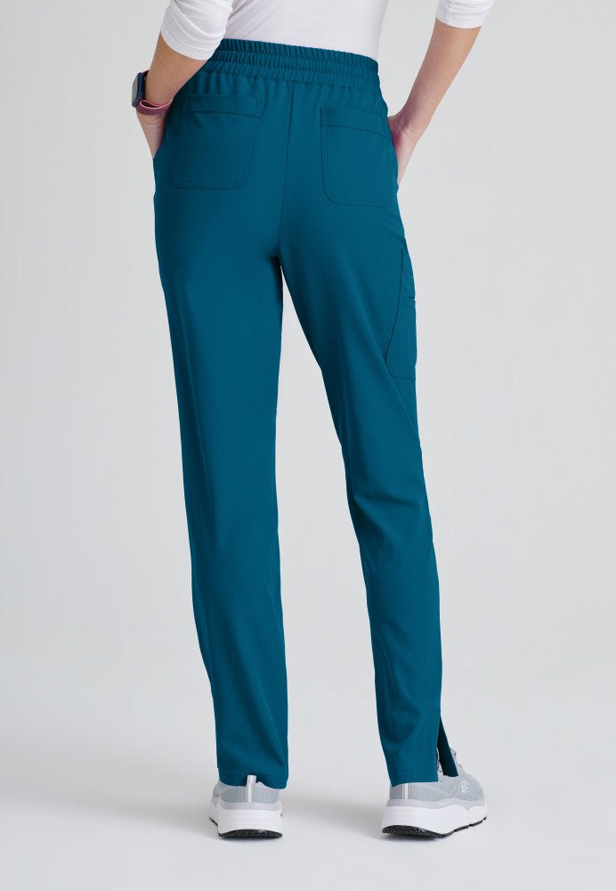 Gamma Mid - Rise Tapered Leg Scrub PantSkechers by BarcoSKP623-BAHAMA-XXS