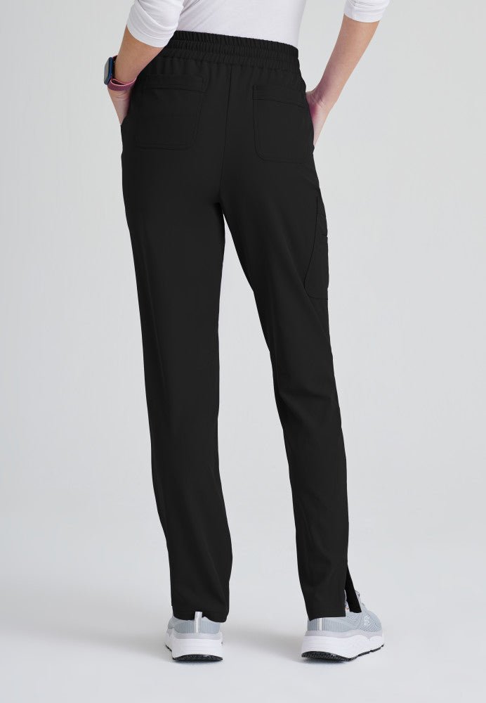 Gamma Mid - Rise Tapered Leg Scrub PantSkechers by BarcoSKP623-BLACK-XXS