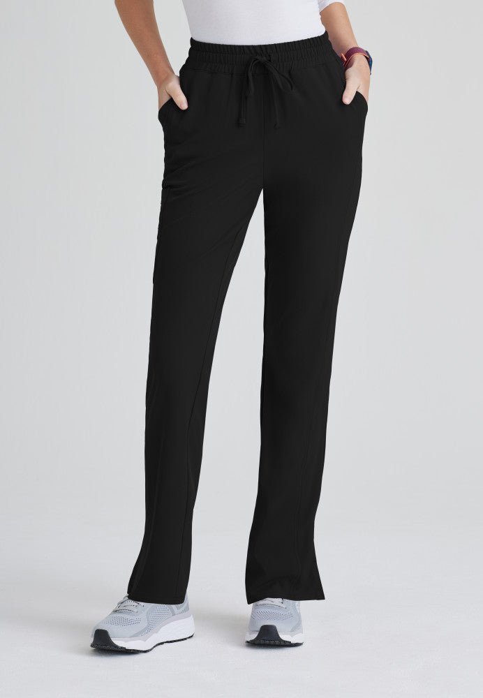 Gamma Mid - Rise Tapered Leg Scrub PantSkechers by BarcoSKP623-BLACK-XXS
