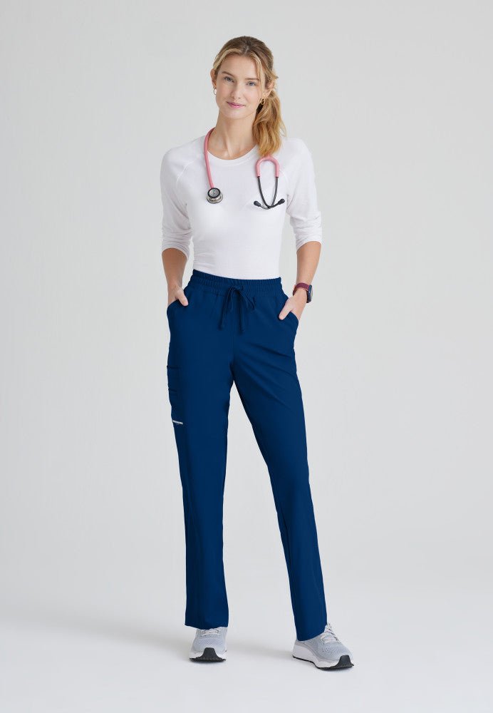 Gamma Mid - Rise Tapered Leg Scrub PantSkechers by BarcoSKP623-NAVY-XXS