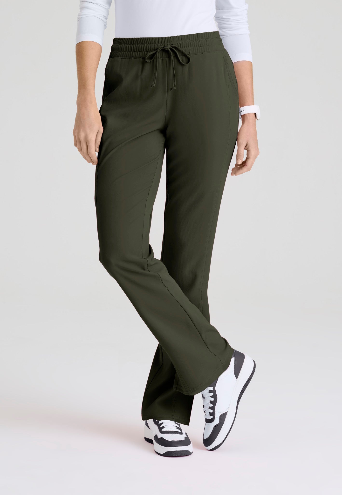 Gamma Mid - Rise Tapered Leg Scrub PantSkechers by BarcoSKP623-OLIVE-XXS