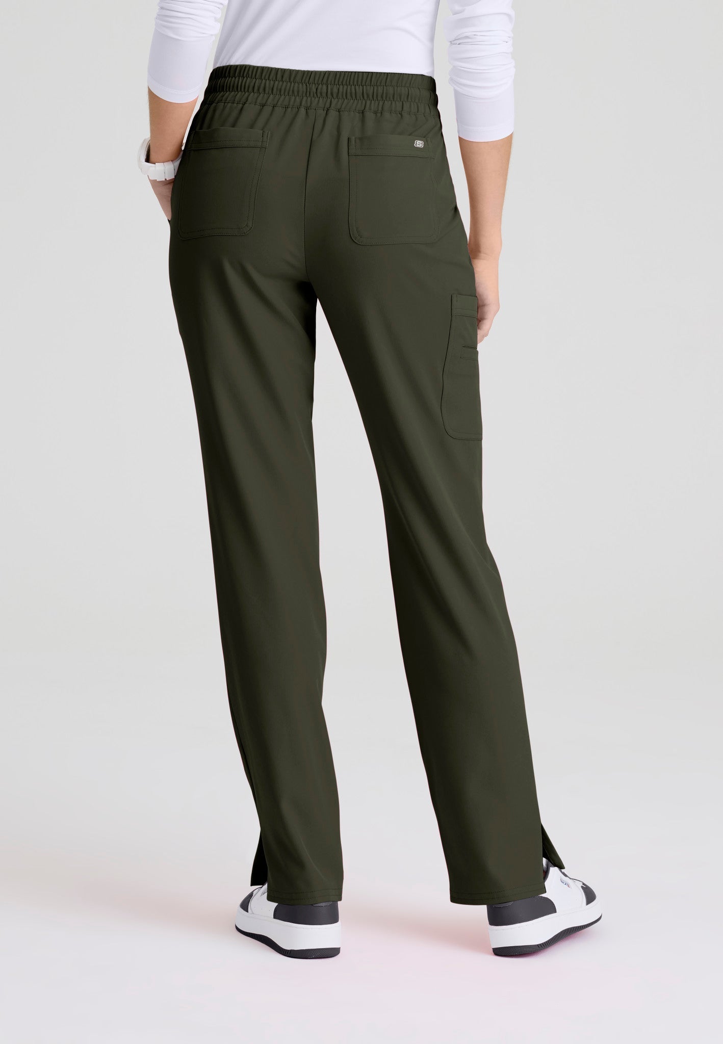 Gamma Mid - Rise Tapered Leg Scrub PantSkechers by BarcoSKP623-OLIVE-XXS