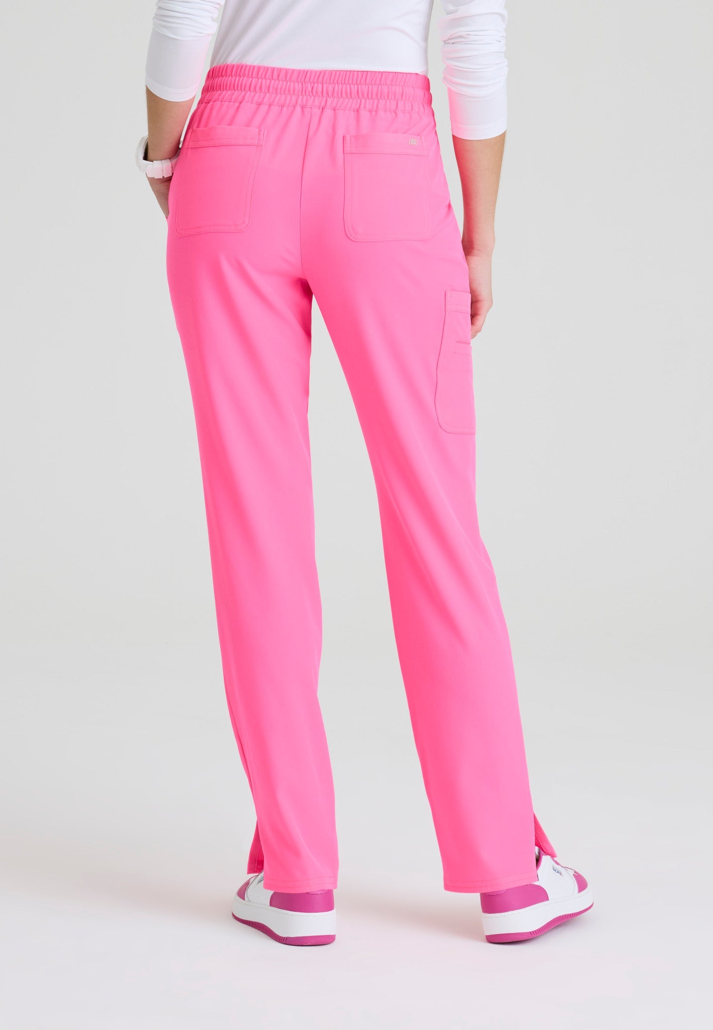 Gamma Mid - Rise Tapered Leg Scrub PantSkechers by BarcoSKP623-PASSIONPINK-XXS