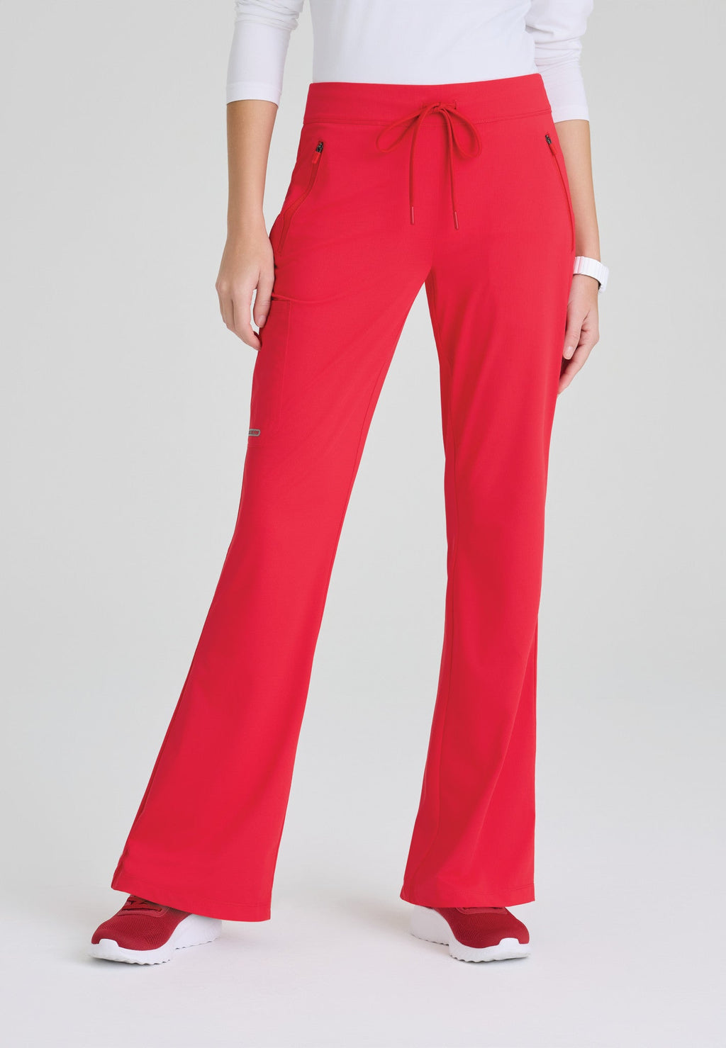 Glide Mid - Rise Flare Scrub PantSkechers Slip - insSKP656-HERO-XXS
