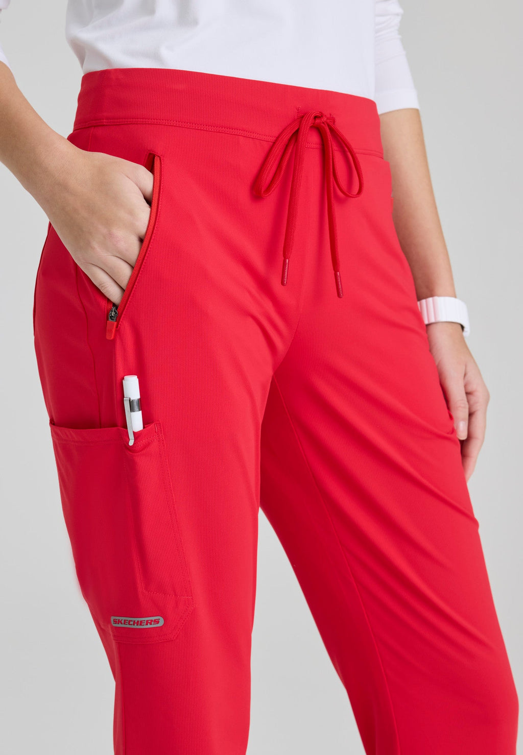 Glide Mid - Rise Flare Scrub PantSkechers Slip - insSKP656-HERO-XXS