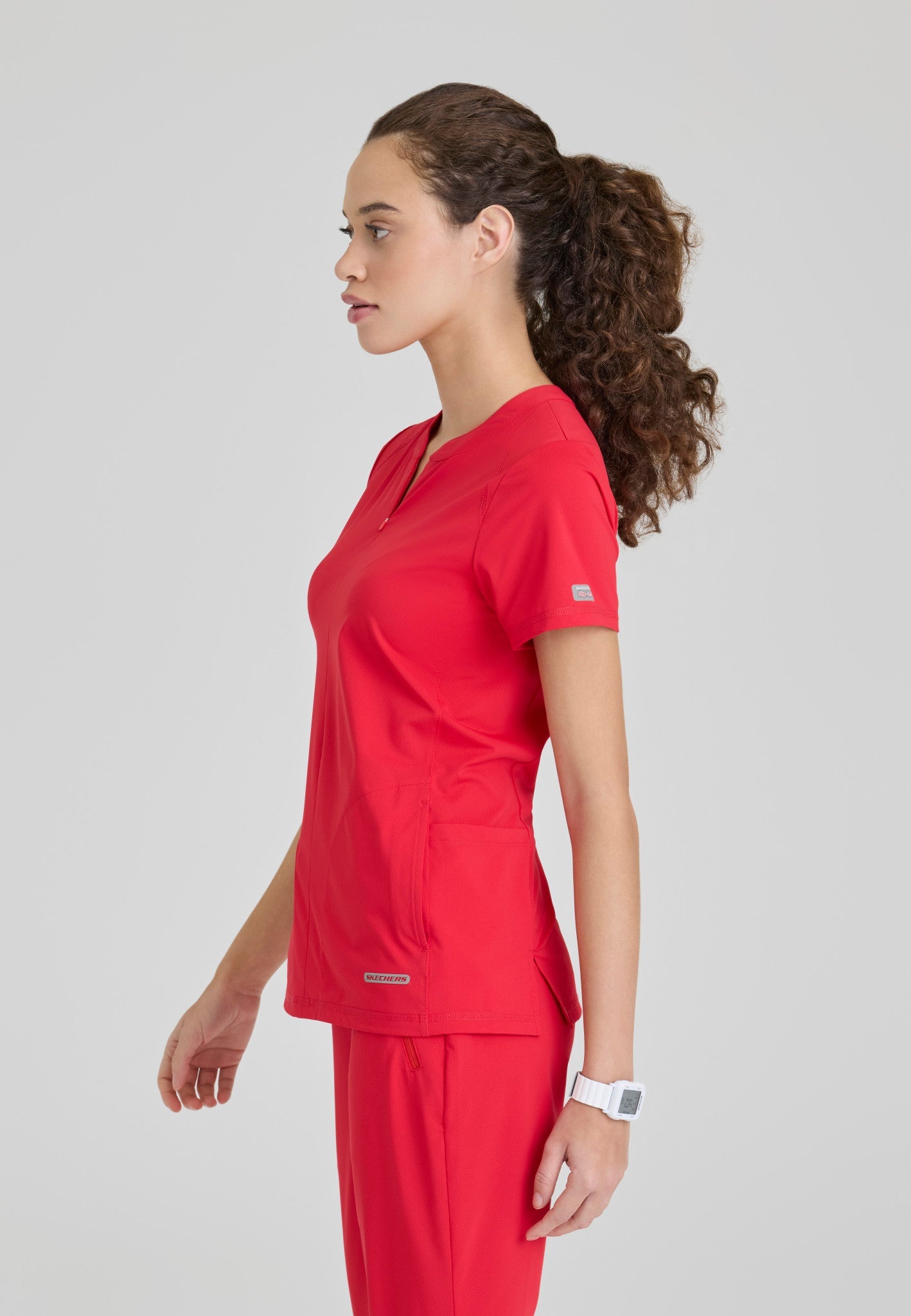 Glide Zip Up Scrub TopSkechers Slip - insSKT304-HERO-XXS