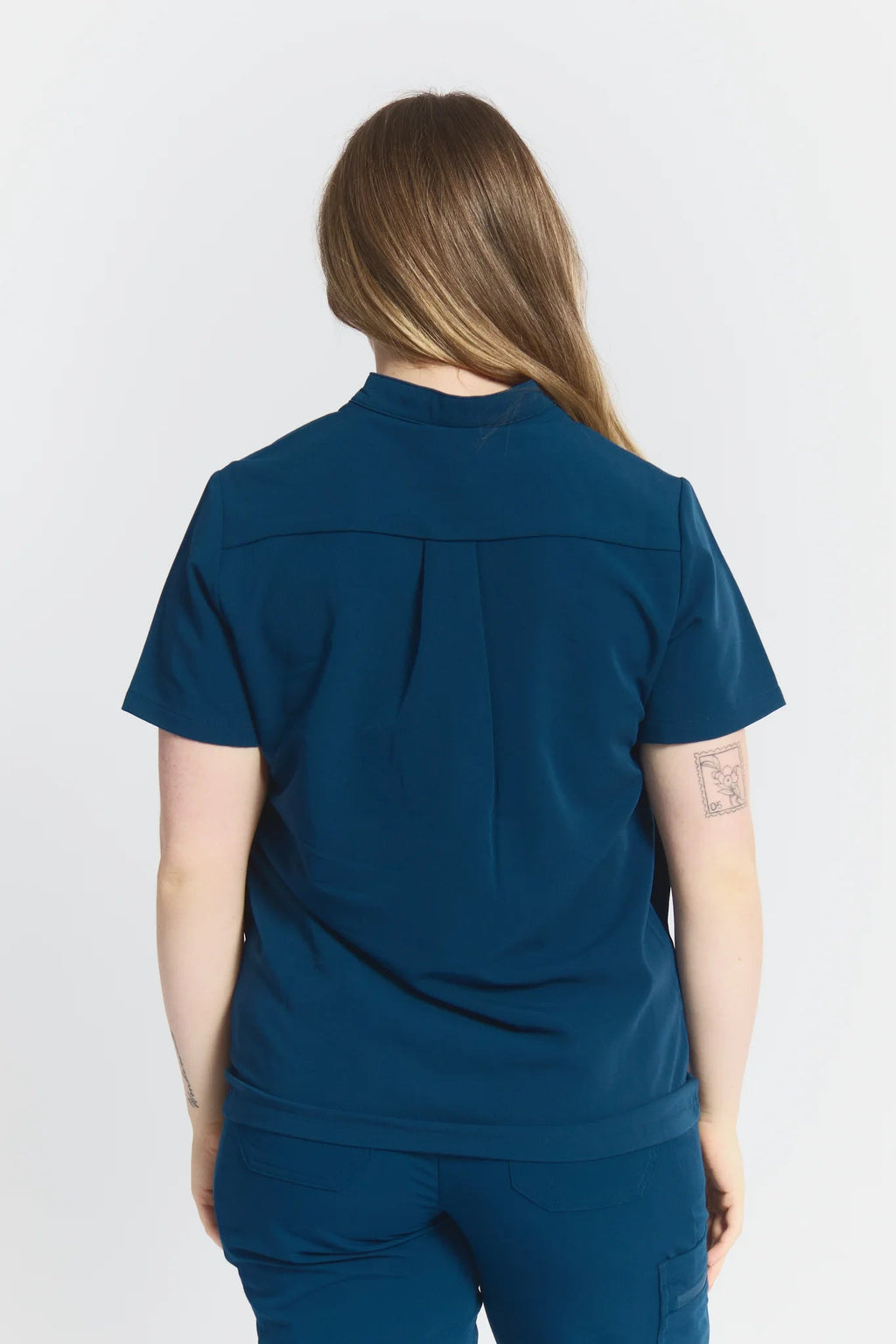 Gloria Button Up Scrub TopJOIIAGLORIA-ABYSSBLUE-XS