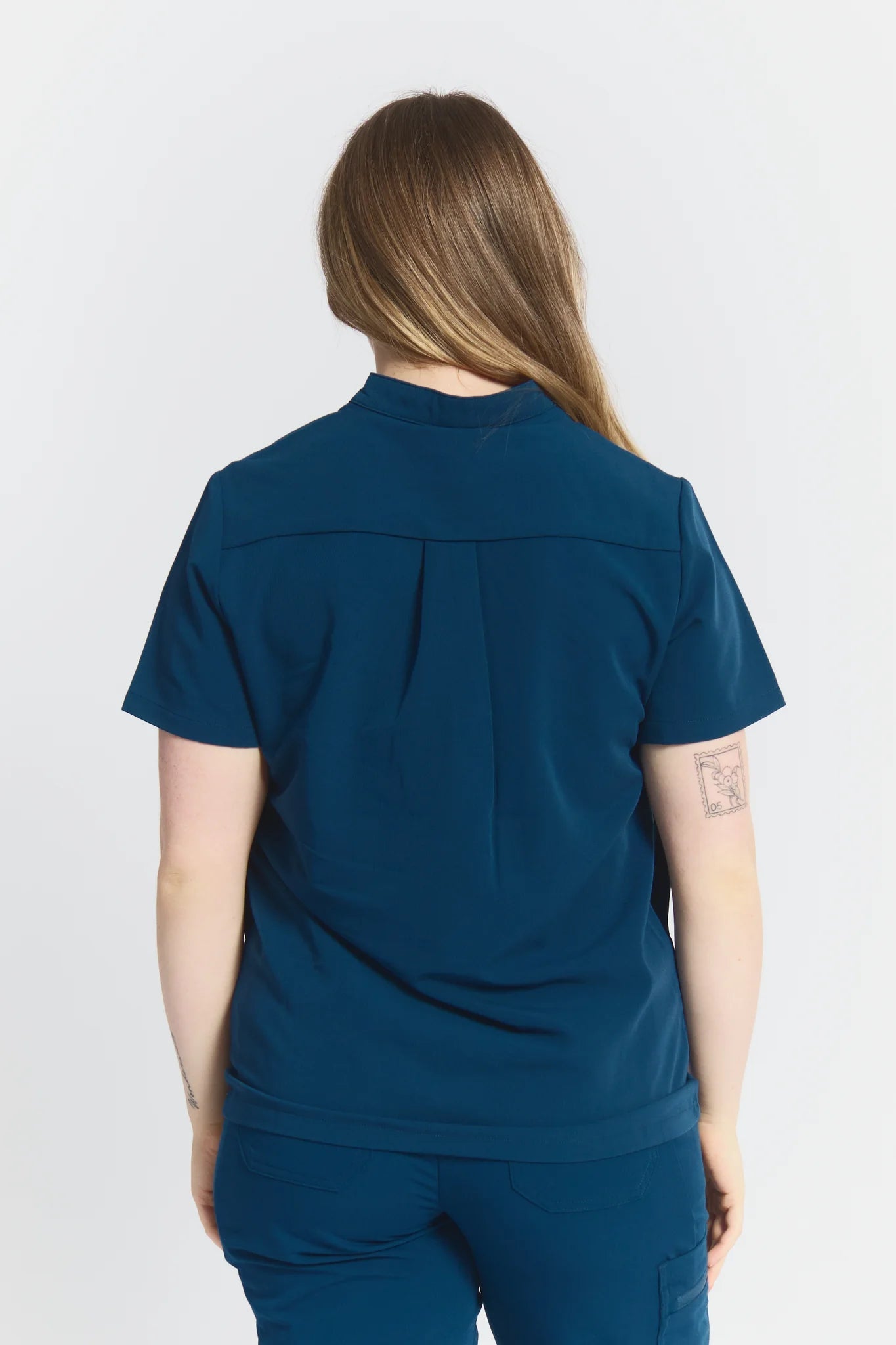 Gloria Button Up Scrub TopJOIIAGLORIA-ABYSSBLUE-XS