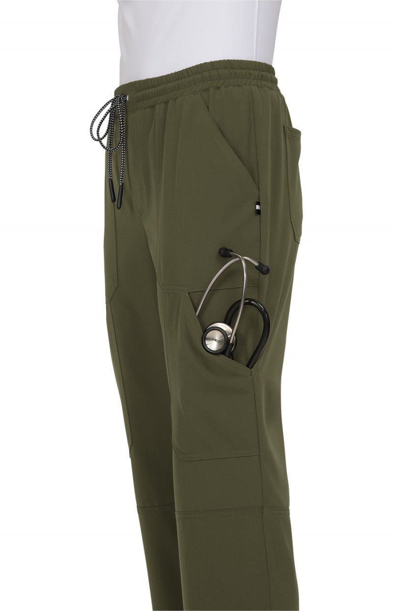 Good Vibe 7 - Pocket Scrub Joggerkoi Next Gen740-OLIVE-XXS