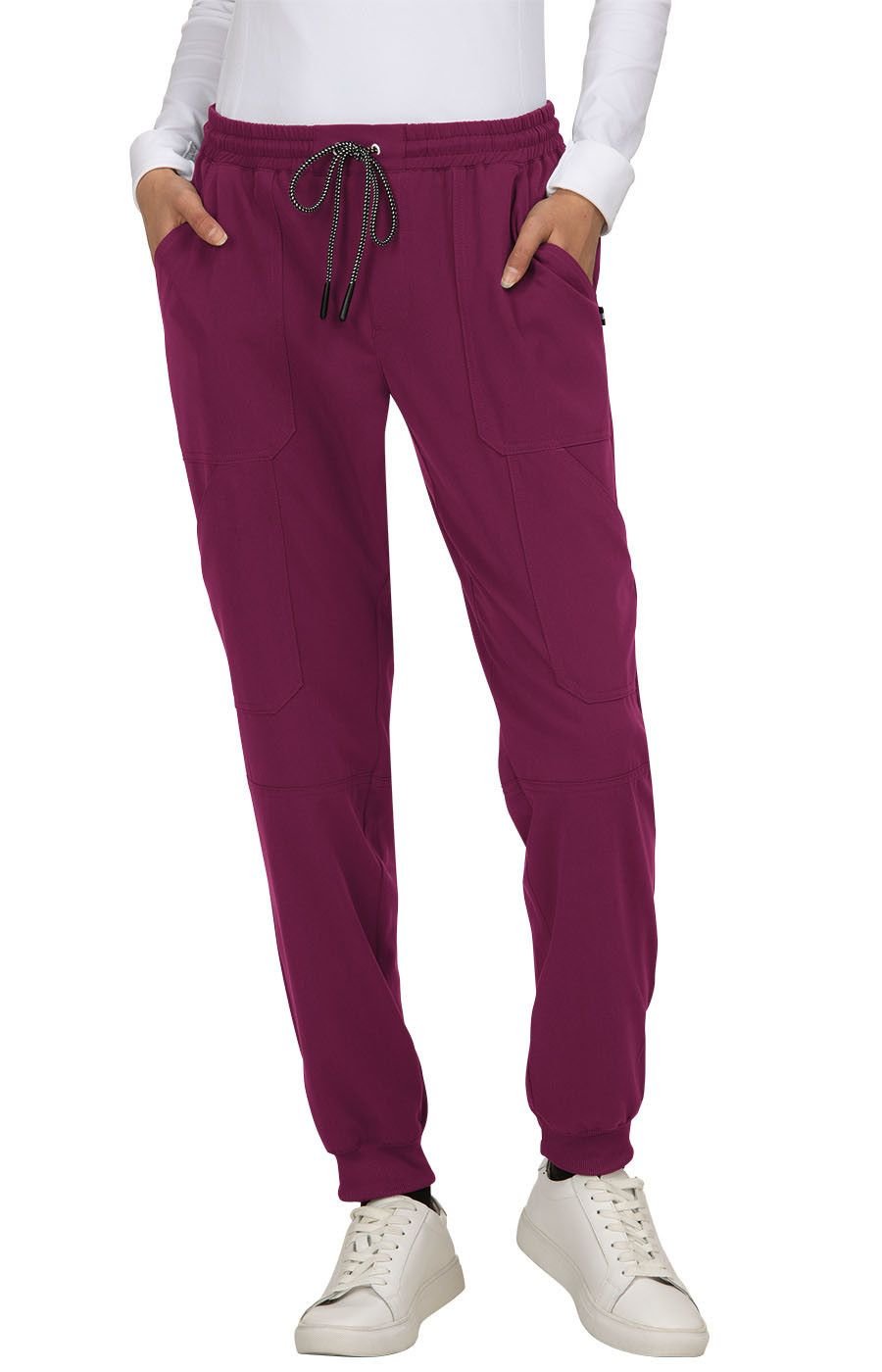 Good Vibe 7 - Pocket Scrub Joggerkoi Next Gen740-WINE-XXS