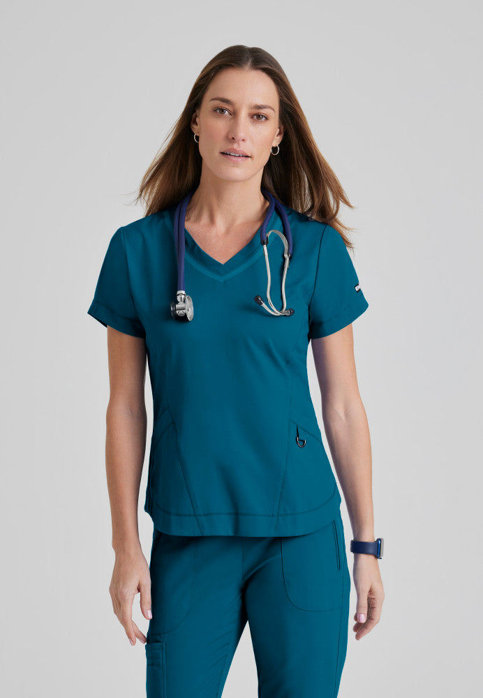 Harmony Scrub Top Women's Scrub Top Grey's Anatomy Impact Bahama XXS