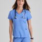 Grey's Anatomy Harmony Top - 3 Pocket V-Neck Scrub Top Women's Scrub Top Grey's Anatomy Impact Ceil Blue XXS 