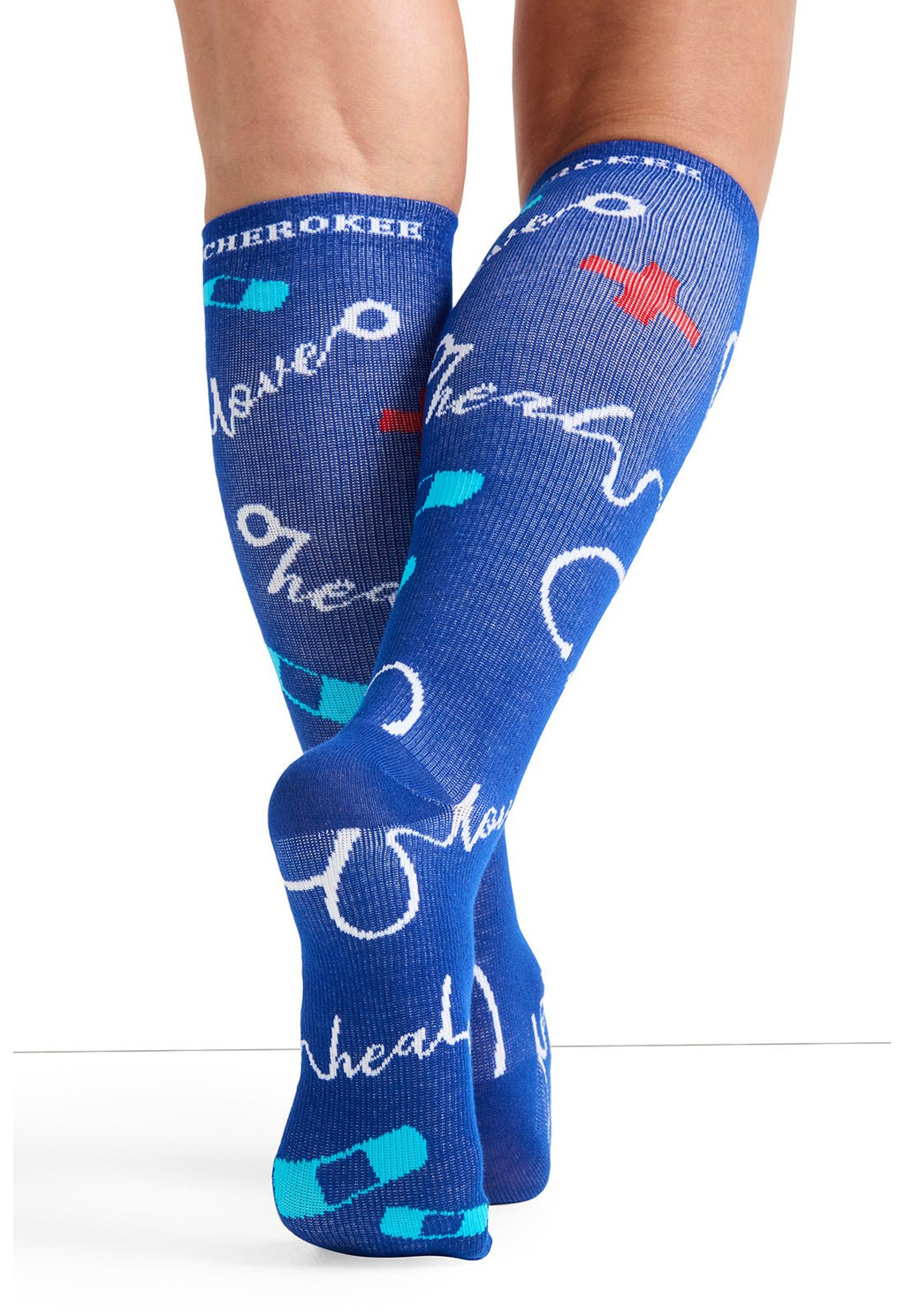 Healing Thoughts Compression SocksCherokee LegwearPRINTSUPPORT-HLGTS-REG