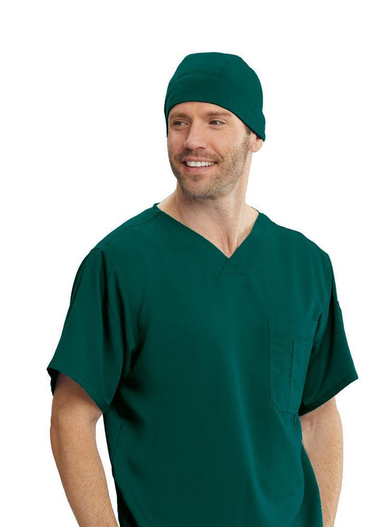 Grey's Anatomy - Elastic Back Unisex Scrub Cap Scrub Hat Grey's Anatomy Classic Hunter Green  