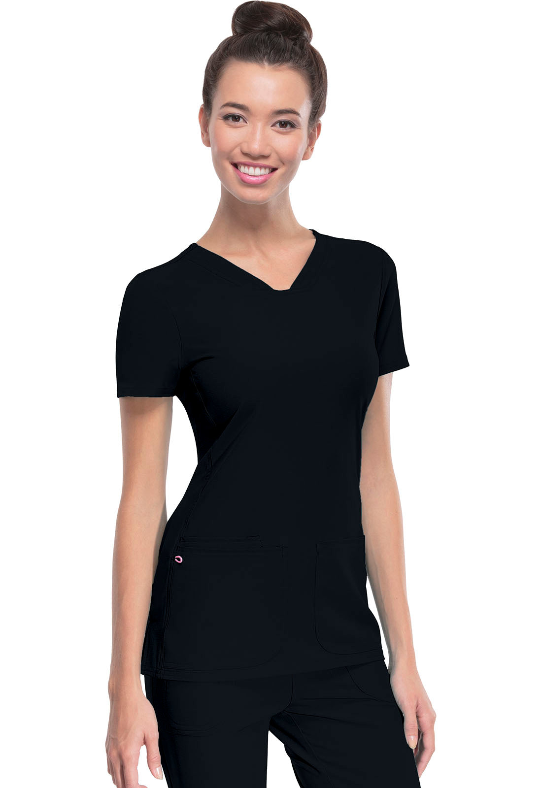HeartSoul Scrub Top Navy 2X