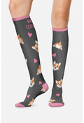 Hello Gorgeous Compression SocksCherokee LegwearPRINTSUPPORT-HLOGG
