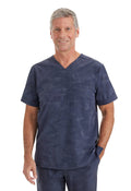 HH Purple Label Jack V - Neck Scrub Top | Modern Fit Scrubs CanadaHealing Hands2360-CAMOPEWTER-S