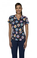 Holiday Cats - 2 Pocket Scrub Topkoi384PRA-HCT-XS