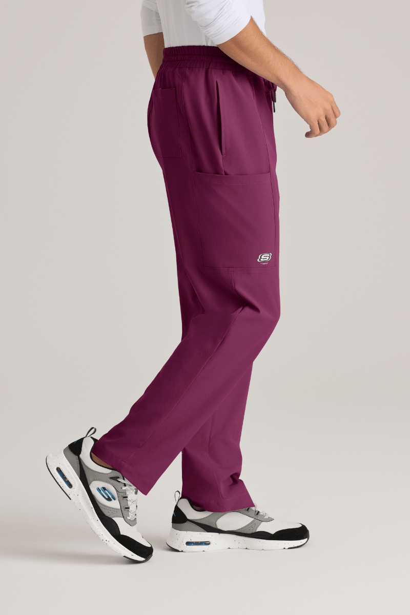 Horizon Slim 5 - Pocket Cargo Scrub PantSkechers by BarcoSKP688-WINE-XS