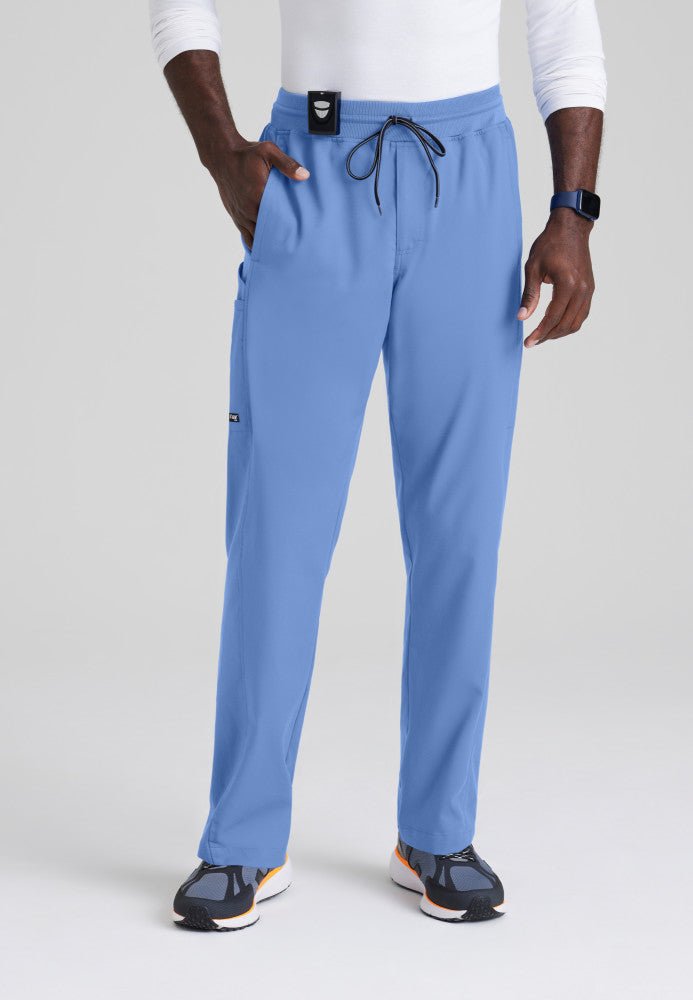 Hudson 6 Pocket Scrub PantGrey's Anatomy Spandex StretchGRSP617-CEILBLUE-XS