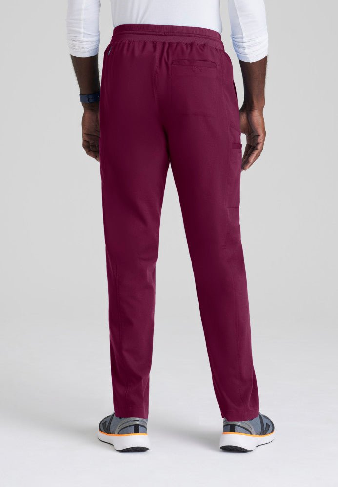 Hudson 6 Pocket Scrub PantGrey's Anatomy Spandex StretchGRSP617-WINE-XS