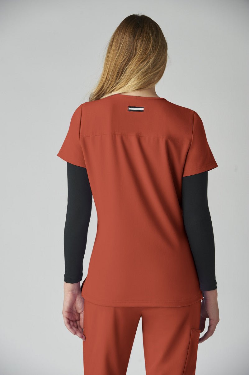 Hustle and Heart Scrub Topkoi Next Gen1019-BURNTUMBER-XXS