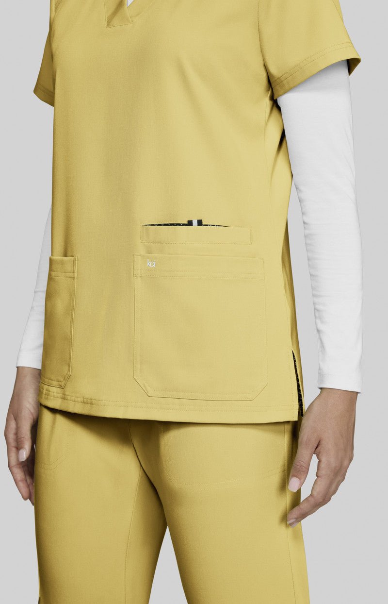 Hustle and Heart Scrub Topkoi Next Gen1019-BUTTERYELLOW-XXS