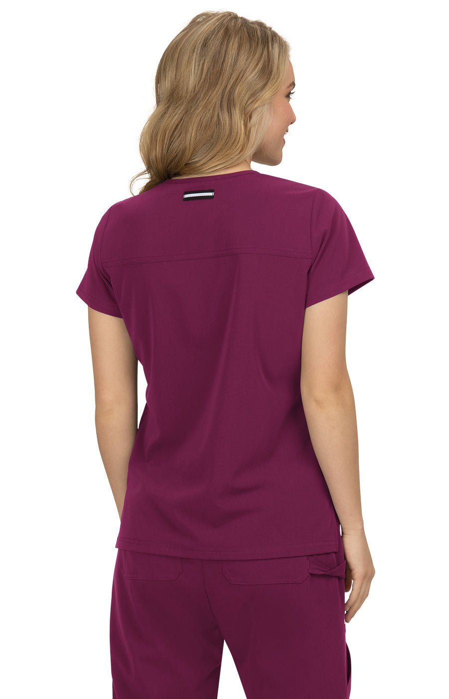 Hustle and Heart Scrub Topkoi Next Gen1019-WINE-XXS