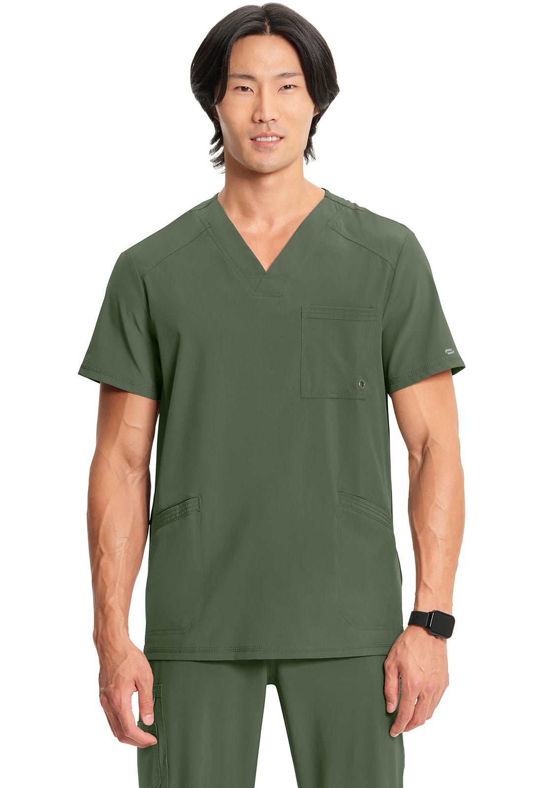 Cherokee Infinity Men's V-Neck Scrub Top | 3-Pocket | Canada