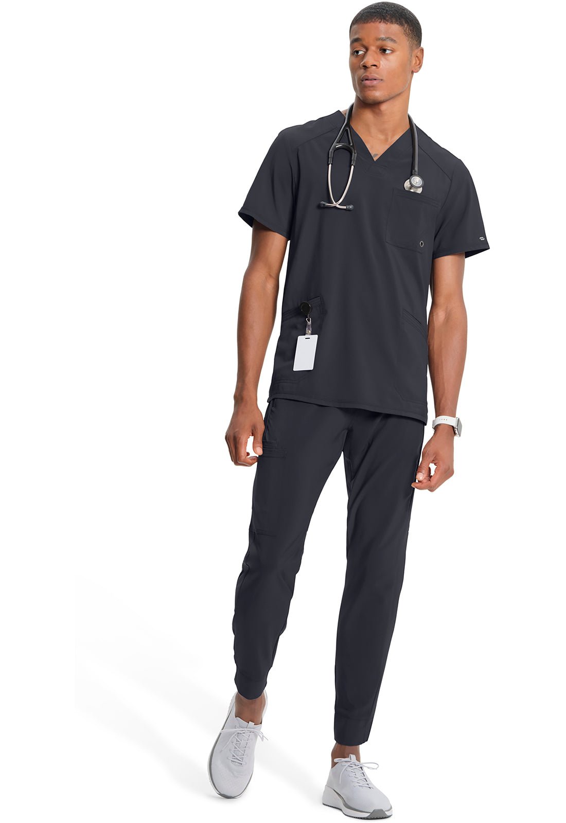 Cherokee Infinity Men's V-Neck Scrub Top | 3-Pocket | Canada