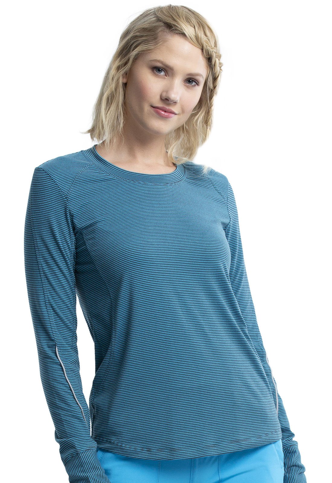 Infinity Long Sleeve Underscrub Knit TeeCherokee InfinityCK765-BJPW-XS