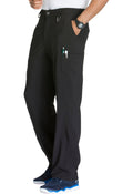 Infinity Men's Straight Leg Scrub PantCherokee InfinityCK200A-BLACK-XS