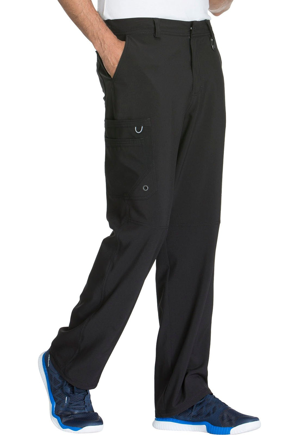 Infinity Men's Straight Leg Scrub PantCherokee InfinityCK200A-BLACK-XS